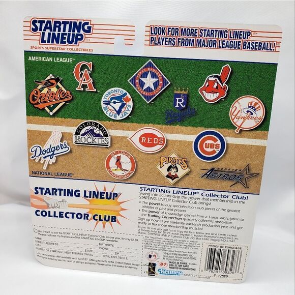 💙NIB Chipper Jones 1997 Starting Lineup - Picture 2 of 2